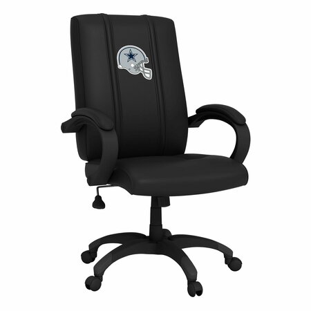 DREAMSEAT Office Chair 1000 with Dallas Cowboys Helmet Logo XZOC1000-PSNFL20042